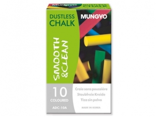 Kreda szkolna niepyl�ca MUNGYO ADC-10A kolorowa 10szt.