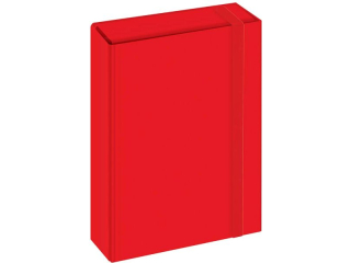 Teczka z gumk� A4 TO Box czerwona (PPP)