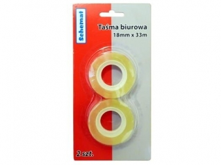 Taśma biurowa 18mm x 36yd op. 2 szt. 0631