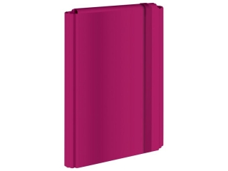 Teczka z gumk� twarda oprawa A4+ INTERDRUK fuksja
