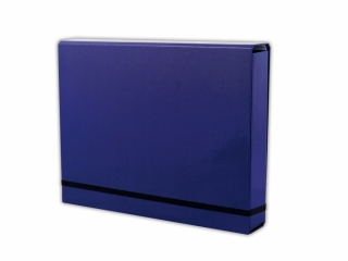Teczka PENMATE A4 LUX na gumk� kobaltowa