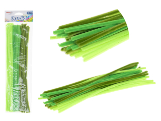 Druciki kreatywne  d�ugo�� : 30  cm  ilo�� : 40 szt kolor: odcienie zielonego