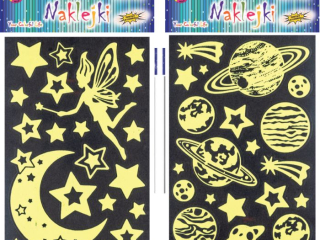 Naklejki NK-4138 �wiec�ce w ciemno�ci, rozm. 14 x 21cm