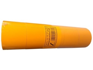 Etykieta g�adka 28x40 "D" pomara�czowa