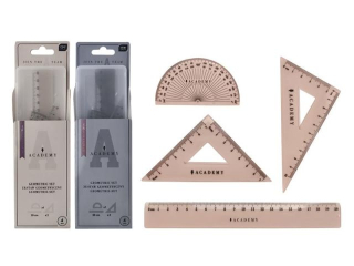 Zestaw geo.kol.w etui z lin.20cm Academy