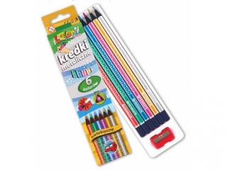 Kredki o��wkowe PENMATE Kolori tr�jk�tne metaliczne 6 kolor�