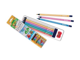 Kredki o��wkowe PENMATE Kolori tr�jk�tne metaliczne 6 kolor�