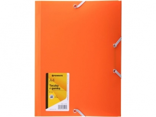 Teczka z gumk� PENAMETE A4 PP-101 pomara�czowa