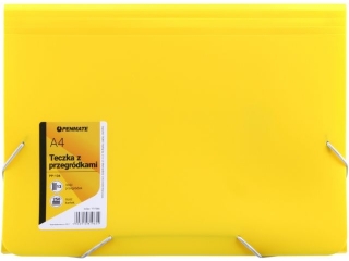 Teczka z 13-ma przegr�dkami PENMATE A4 PP-104 - ��ta