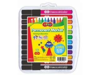 Markery permanentne DONG-A TORU 12 kolor�w