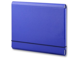 Teczka �amana A4 na gumk� PENMATE - kobaltowa