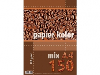 Papier ksero kolorowy A4 150k. KRESKA mix 120g