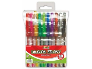 D�ugopis �elowy brokatowy PENMATE Kolori 10 kolor�w