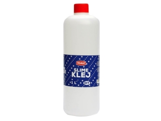 Klej TOMA Slime w p�ynie 1000ml transparentny - przezroczysty [opakowanie=12szt]TO-482 przezroczysty
