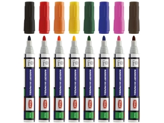 Markery do papieru TOMA ko�c�wka 2, 5mm 8 kolor�w