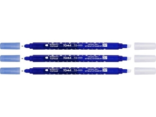 Wymazywacze atramentowe, ko�c�wka �cieta,  bia�y Tuba  [opakowanie=25szt]