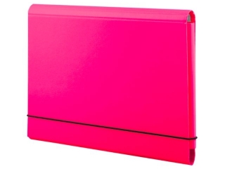 Teczka �amana A5 PENMATE na gumk� kolor r� malinowy