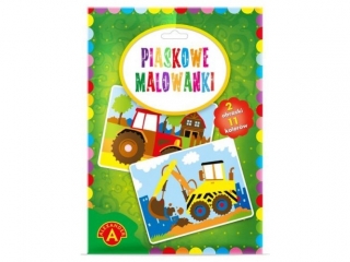 Piaskowe malowanki ALEXANDER Koparka, Traktor
