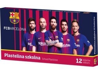 Plastelina 12 kolorów FC-216 FC Barcelona Barca Fan 06