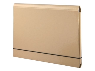 Teczka �amana A5 na gumk� PENMATE z�ota