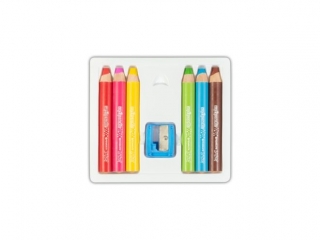 Kredki PENMATE Kolori Moje pierwsze kredki 6 kolor�w +temper