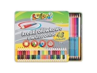 Kredki dwustronne PENMATE Kolori Premium 24 szt. 48 kolor�w
