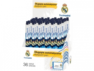 Długopis automatyczny 0,7 mm RM-154 REAL MADRID - 36 szt. display