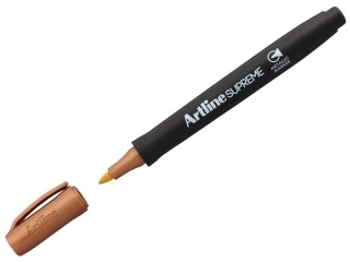 Markery permanentne SUPREME METALIC  - 7 kolor�w tuszu br�zowy metaliczny [opakowanie=12szt]