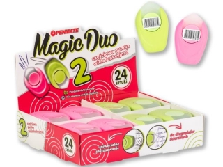 Gumka dwufunkcyjna PENMATE do sługopisu i ołówka Magic duo