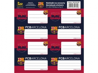 Naklejki na zeszyty ASTRA FC-201 FC Barcelona Barca Fan 6