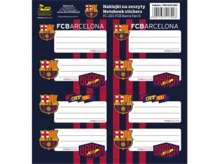 Naklejki na zeszyty ASTRA FC-201 FC Barcelona Barca Fan 6