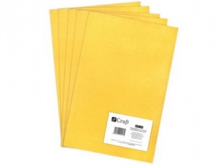 Filc poliestrowy DPCRAFT A4 5szt. - Yellow