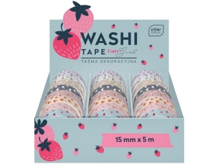 Taśma dekoracyjna INTERDRUK Washi 5m Girl