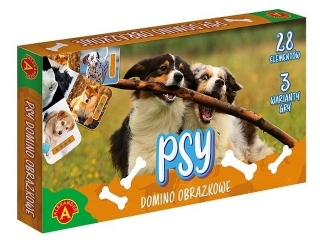 Gra ALEXANDER Domino obrazkowe - Psy