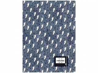 Teczka z gumk� HD-369 Head 3 [opakowanie=10szt]