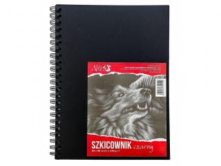 Szkicownik czarny A4 30k. KOH-I-NOOR 140g