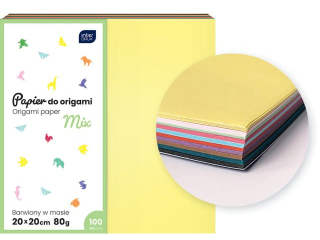 Papier Origami 20x20cm 100 Mix