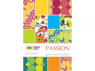 Blok effect PASSION, 20x29cm, 170-220g/m2, 10 ark, 5 motyw.,