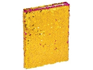 Notatnik A5/96 GRAND z cekinamir�owo z�otylinia (SZ)