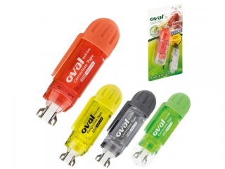 Korektor w taśmie OVAL QCR-506 + wkładbiały5 mm x 6 m (SZ)