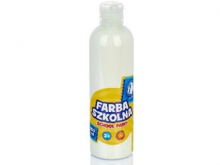 Farba szkolna Astra 250 ml - bia�a
