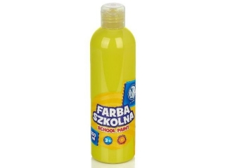 Farba szkolna Astra 250 ml - cytrynowa
