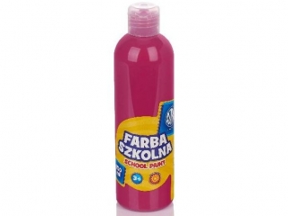 Farba szkolna Astra 250 ml - r�owa