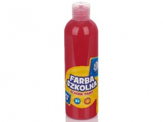 Farba szkolna Astra 250 ml - czerwona