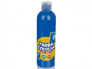 Farba szkolna Astra 250 ml - niebieska ciemna