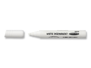 Marker permanentny KOH-I-NOOR bia�y 2,5mm