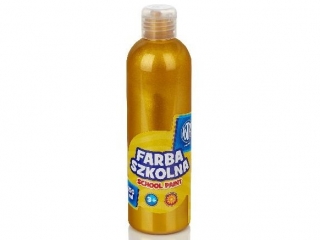 Farba szkolna Astra 250 ml - metaliczna z�ota