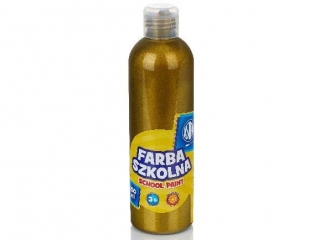 Farba szkolna Astra 250 ml - metaliczna zielona
