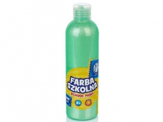 Farba szkolna Astra 250 ml - per�owa zielona