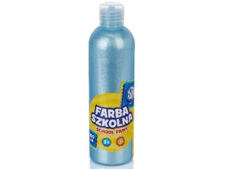Farba szkolna Astra 250 ml - per�owa niebieska